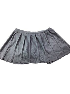 Daisy Pleated Gray Tennis Skirt Skort* Built-In Shorts*2X *EUC